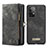 Coque Portefeuille Livre Cuir Etui Clapet C03S pour Samsung Galaxy A52s 5G Noir