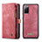 Coque Portefeuille Livre Cuir Etui Clapet C03S pour Samsung Galaxy S20 FE 5G Rouge