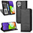 Coque Portefeuille Livre Cuir Etui Clapet C03X pour Samsung Galaxy M22 4G Petit