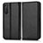 Coque Portefeuille Livre Cuir Etui Clapet C03X pour Sony Xperia 5 II Noir