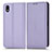 Coque Portefeuille Livre Cuir Etui Clapet C03X pour Sony Xperia Ace III Violet