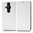 Coque Portefeuille Livre Cuir Etui Clapet C03X pour Sony Xperia PRO-I Blanc