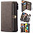 Coque Portefeuille Livre Cuir Etui Clapet C04S pour Samsung Galaxy M40S Marron