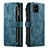 Coque Portefeuille Livre Cuir Etui Clapet C05S pour Samsung Galaxy A51 4G Bleu