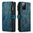 Coque Portefeuille Livre Cuir Etui Clapet C05S pour Samsung Galaxy S20 FE 5G Bleu