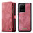 Coque Portefeuille Livre Cuir Etui Clapet C05S pour Samsung Galaxy S20 Ultra 5G Rouge
