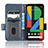 Coque Portefeuille Livre Cuir Etui Clapet C05X pour Google Pixel 4 XL Petit