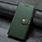 Coque Portefeuille Livre Cuir Etui Clapet D01 pour Xiaomi Mi Note 10 Pro Vert