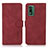 Coque Portefeuille Livre Cuir Etui Clapet D01Y pour Nokia XR21 Rouge