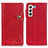 Coque Portefeuille Livre Cuir Etui Clapet D01Y pour Samsung Galaxy S21 5G Rouge
