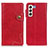 Coque Portefeuille Livre Cuir Etui Clapet D01Y pour Samsung Galaxy S24 Plus 5G Rouge