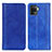 Coque Portefeuille Livre Cuir Etui Clapet D03Y pour Oppo A94 4G Bleu