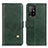 Coque Portefeuille Livre Cuir Etui Clapet D04Y pour Oppo A95 5G Vert Petit