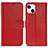 Coque Portefeuille Livre Cuir Etui Clapet DL1 pour Apple iPhone 14 Plus Rose Rouge