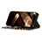 Coque Portefeuille Livre Cuir Etui Clapet DY01 pour Sony Xperia 1 V Marron Petit