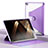 Coque Portefeuille Livre Cuir Etui Clapet H01 pour Apple iPad 10.2 (2020) Violet Clair