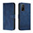 Coque Portefeuille Livre Cuir Etui Clapet H01X pour Xiaomi Redmi K30S 5G Bleu
