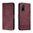 Coque Portefeuille Livre Cuir Etui Clapet H01X pour Xiaomi Redmi K30S 5G Rouge