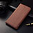 Coque Portefeuille Livre Cuir Etui Clapet H02 pour Apple iPhone 14 Marron Petit
