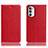 Coque Portefeuille Livre Cuir Etui Clapet H02P pour Motorola Moto Edge (2022) 5G Rouge