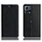 Coque Portefeuille Livre Cuir Etui Clapet H02P pour Motorola Moto Edge 30 Fusion 5G Noir