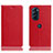 Coque Portefeuille Livre Cuir Etui Clapet H02P pour Motorola Moto Edge Plus (2022) 5G Rouge