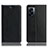 Coque Portefeuille Livre Cuir Etui Clapet H02P pour Oppo A56S 5G Noir