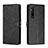 Coque Portefeuille Livre Cuir Etui Clapet H02X pour Sony Xperia 1 V Noir