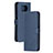 Coque Portefeuille Livre Cuir Etui Clapet H02X pour Xiaomi Poco X3 NFC Bleu