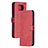 Coque Portefeuille Livre Cuir Etui Clapet H02X pour Xiaomi Poco X3 NFC Rouge