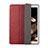 Coque Portefeuille Livre Cuir Etui Clapet H03 pour Apple iPad Mini 4 Rouge