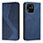 Coque Portefeuille Livre Cuir Etui Clapet H03X pour Xiaomi Redmi 10 India Bleu