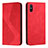 Coque Portefeuille Livre Cuir Etui Clapet H03X pour Xiaomi Redmi 9AT Rouge