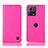 Coque Portefeuille Livre Cuir Etui Clapet H04P pour Motorola Moto Edge 30 Fusion 5G Rose Rouge