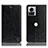 Coque Portefeuille Livre Cuir Etui Clapet H04P pour Motorola Moto Edge X30 Pro 5G Noir