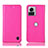 Coque Portefeuille Livre Cuir Etui Clapet H04P pour Motorola Moto Edge X30 Pro 5G Rose Rouge