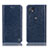 Coque Portefeuille Livre Cuir Etui Clapet H04P pour Motorola Moto G50 5G Bleu