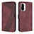 Coque Portefeuille Livre Cuir Etui Clapet H04X pour Xiaomi Mi 11i 5G Vin Rouge Petit