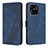 Coque Portefeuille Livre Cuir Etui Clapet H04X pour Xiaomi Redmi 10 India Bleu
