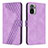 Coque Portefeuille Livre Cuir Etui Clapet H04X pour Xiaomi Redmi Note 10S 4G Violet Petit