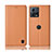Coque Portefeuille Livre Cuir Etui Clapet H06P pour Motorola Moto Edge 30 Fusion 5G Orange