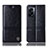 Coque Portefeuille Livre Cuir Etui Clapet H06P pour Oppo A56S 5G Noir