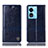 Coque Portefeuille Livre Cuir Etui Clapet H06P pour Oppo A58x 5G Bleu