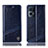Coque Portefeuille Livre Cuir Etui Clapet H06P pour Oppo Reno7 Pro 5G Bleu