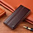 Coque Portefeuille Livre Cuir Etui Clapet H06P pour Sony Xperia 1 III Marron