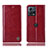 Coque Portefeuille Livre Cuir Etui Clapet H07P pour Motorola Moto Edge 30 Fusion 5G Rouge
