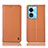 Coque Portefeuille Livre Cuir Etui Clapet H07P pour Oppo A58 5G Orange