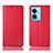 Coque Portefeuille Livre Cuir Etui Clapet H07P pour Oppo A58 5G Rouge