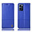Coque Portefeuille Livre Cuir Etui Clapet H07P pour Oppo Reno7 5G Bleu