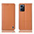 Coque Portefeuille Livre Cuir Etui Clapet H07P pour Oppo Reno7 5G Orange